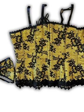 Deadstock Frederick’s of Hollywood corset set